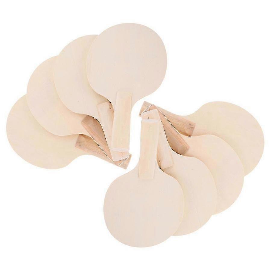 Blank Table Tennis Racket DIY Lightweight Wood Training 4Pair