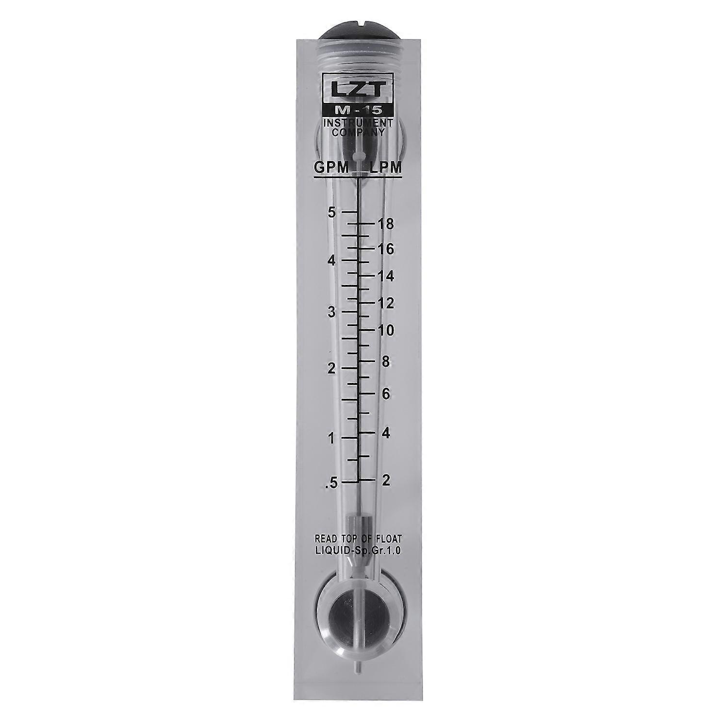 0,5-5 GPM 2-18 LPM Waterstroompaneel zet Type Debietmeter op