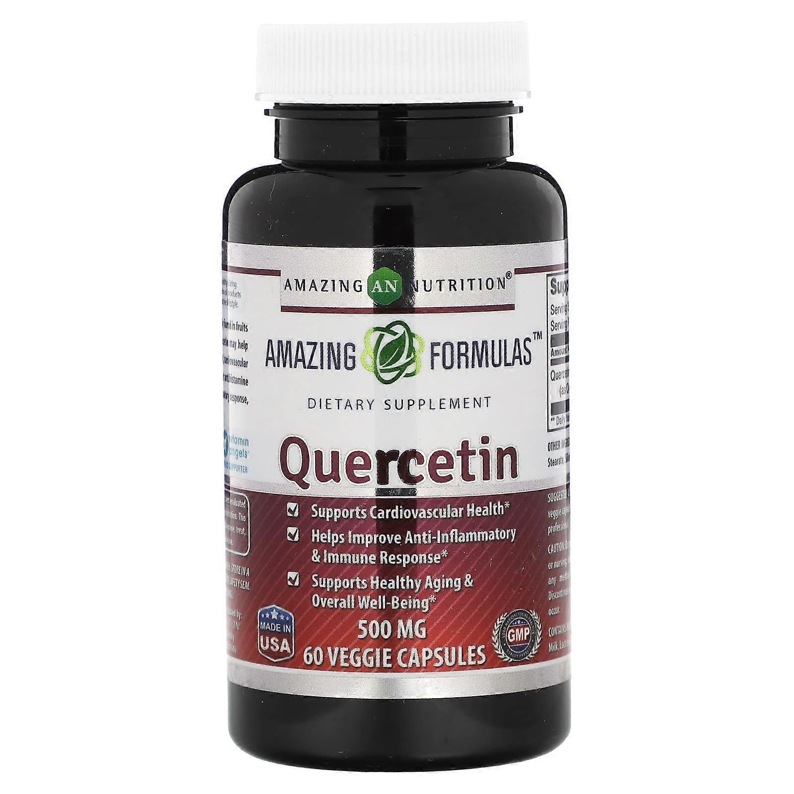 Quercetin, 500 mg, 60 Veggie Capsules