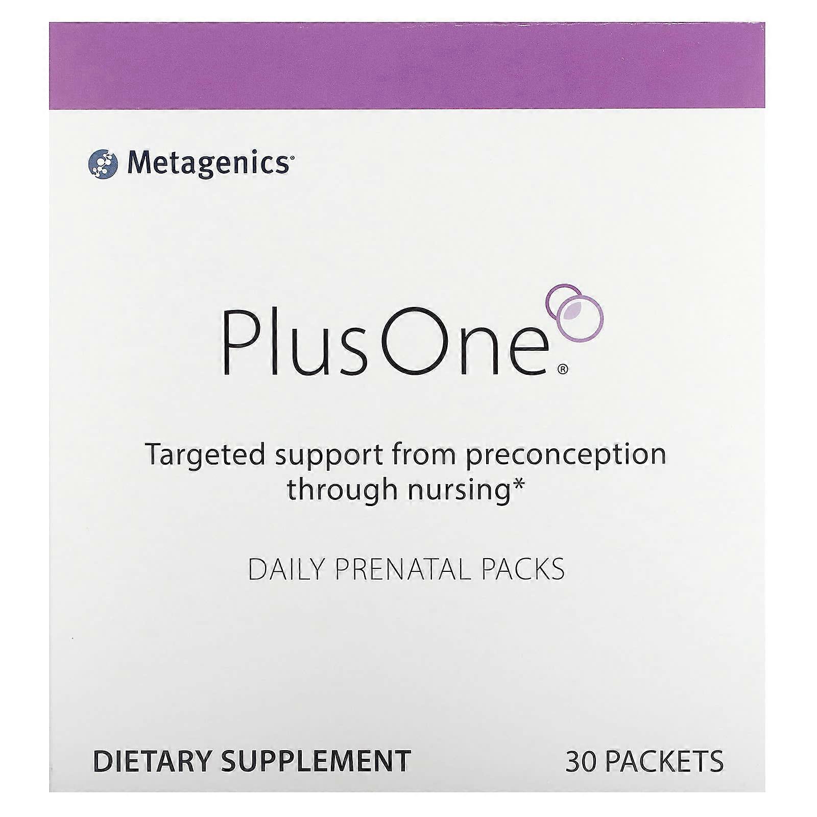 Plus One, Daily Prenatal Packs, 30 Packets