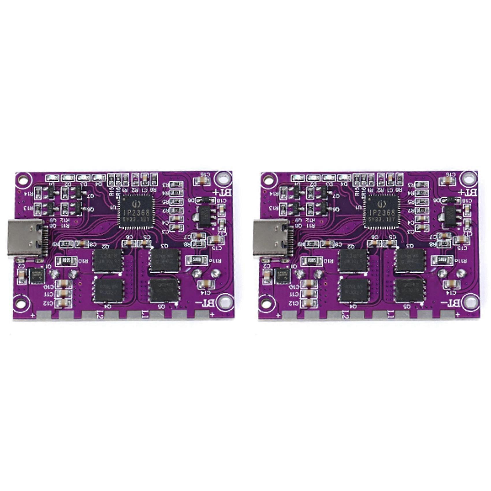 2X IP2368 Bidirectional 100W Fast Charging Module Buck-Boost Type-C Interface 4S Lithium Battery Fast Charging Board