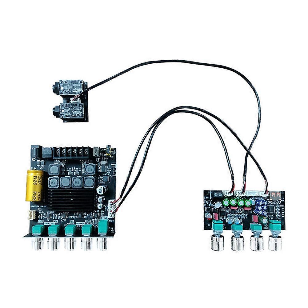 DC 8-36V Fever Karaoke Reverb Board Microphone Karaoke Singing Front Board DSP Mixing Anti Howling AMP with TB21H