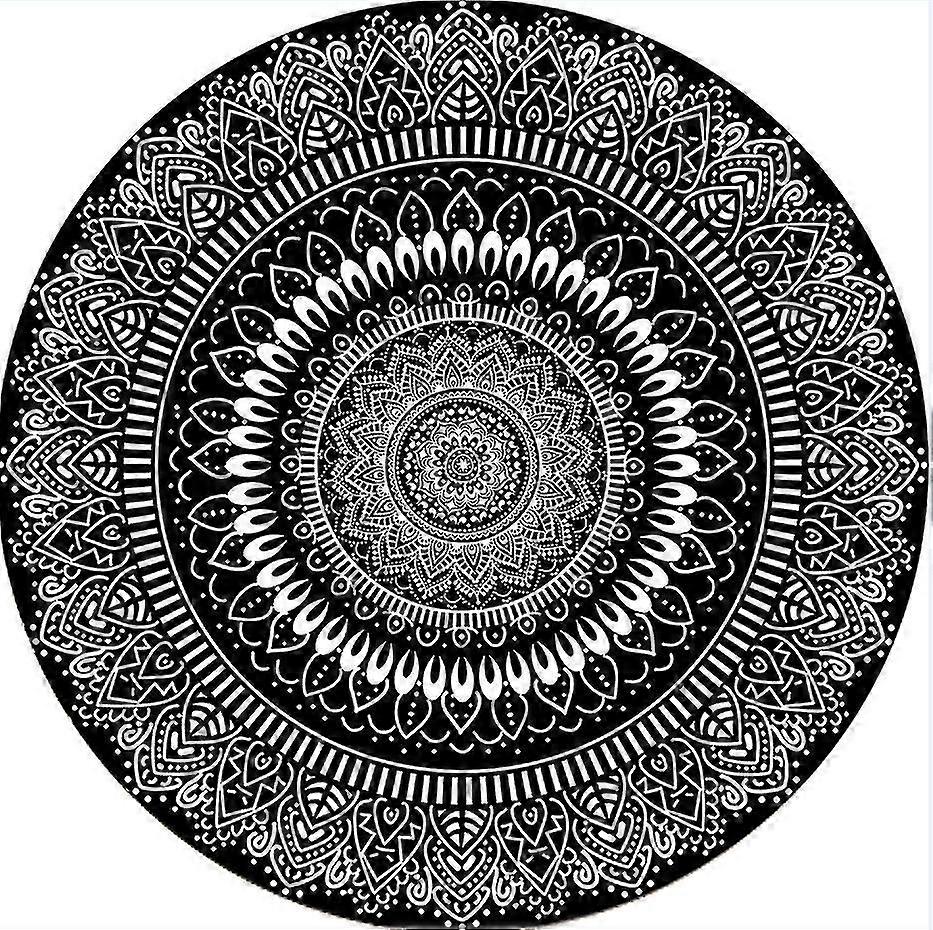 Sisä- ja ulkomatto kukan ympärillä