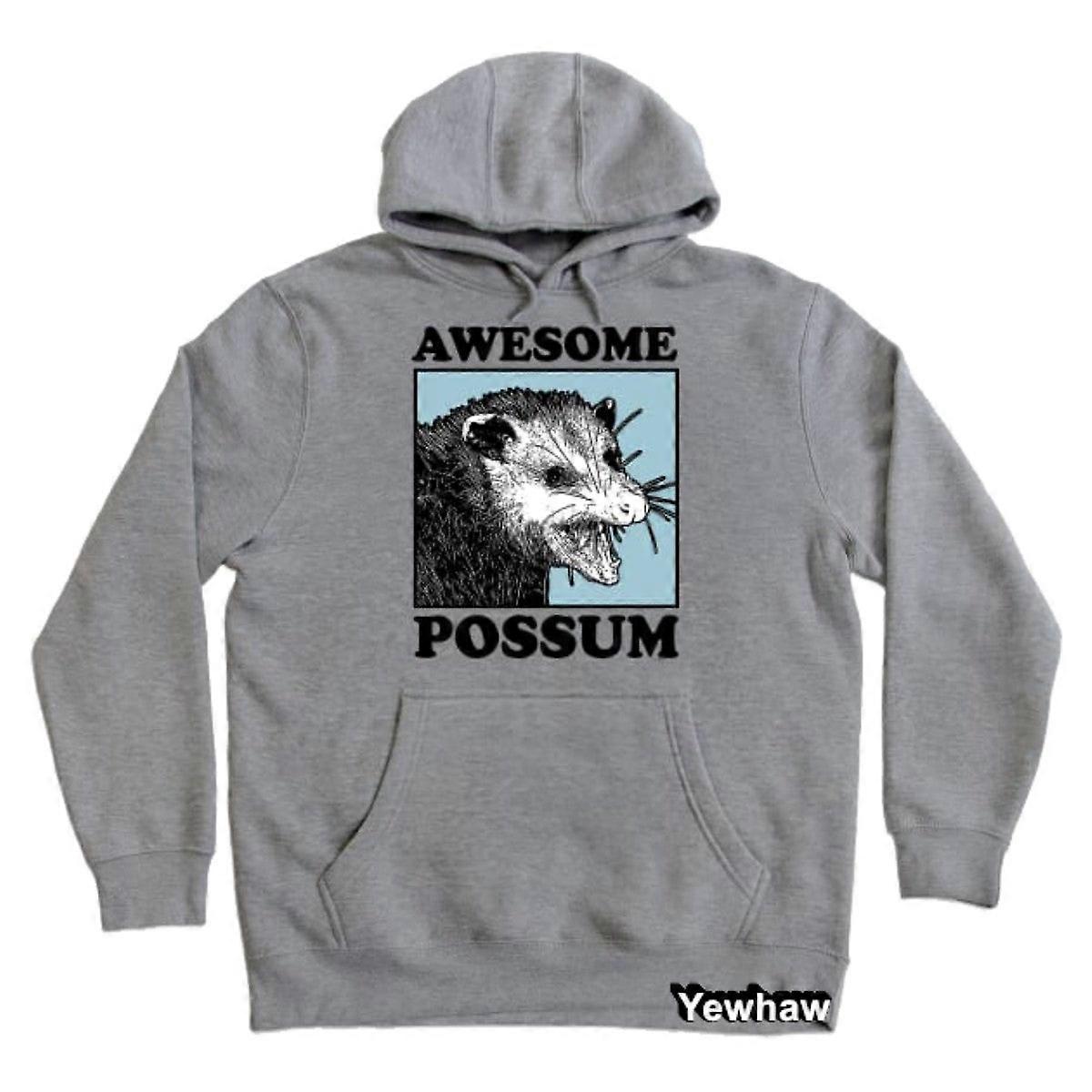 Superbe sweat à capuche rétro Possum