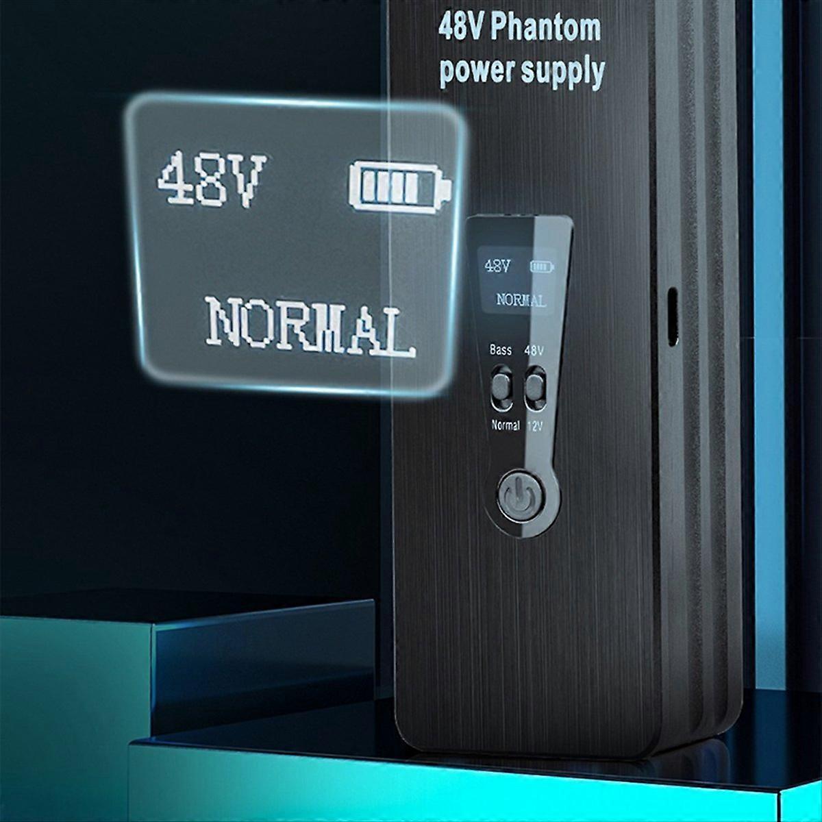 Phantom Power Supply 48V 12V Switch For Condenser Microphones