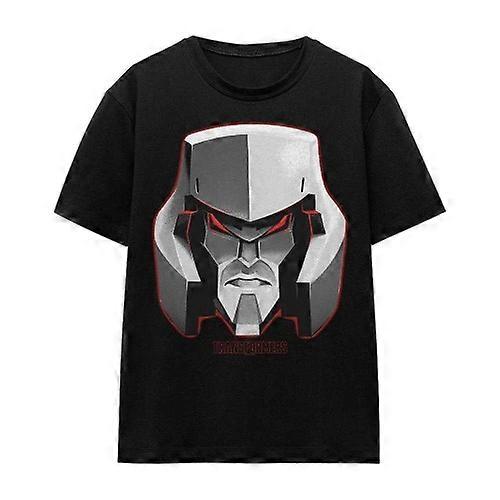 Transformers Womens/Ladies Megatron Big Face T-Shirt