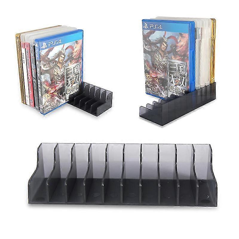 25-26 2PCS 10 In 1 For PS4/SLIM/PRO Game Case Organizer Disc Storage Case