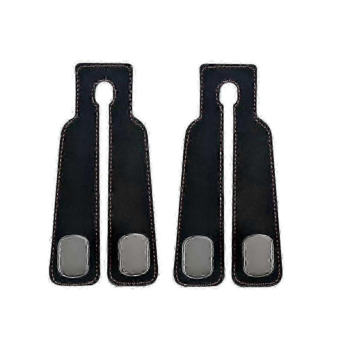 Black Headrest Hooks for Car Seat and Purse with Universal Car Hooks miao4