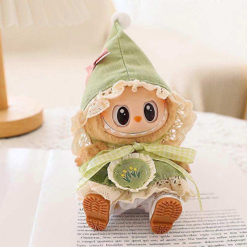 Apply The First And Second Generation Labbub Party Series Plush Toy Clothes Blind Box Laubub Wearing Little Elf Suit Shoes