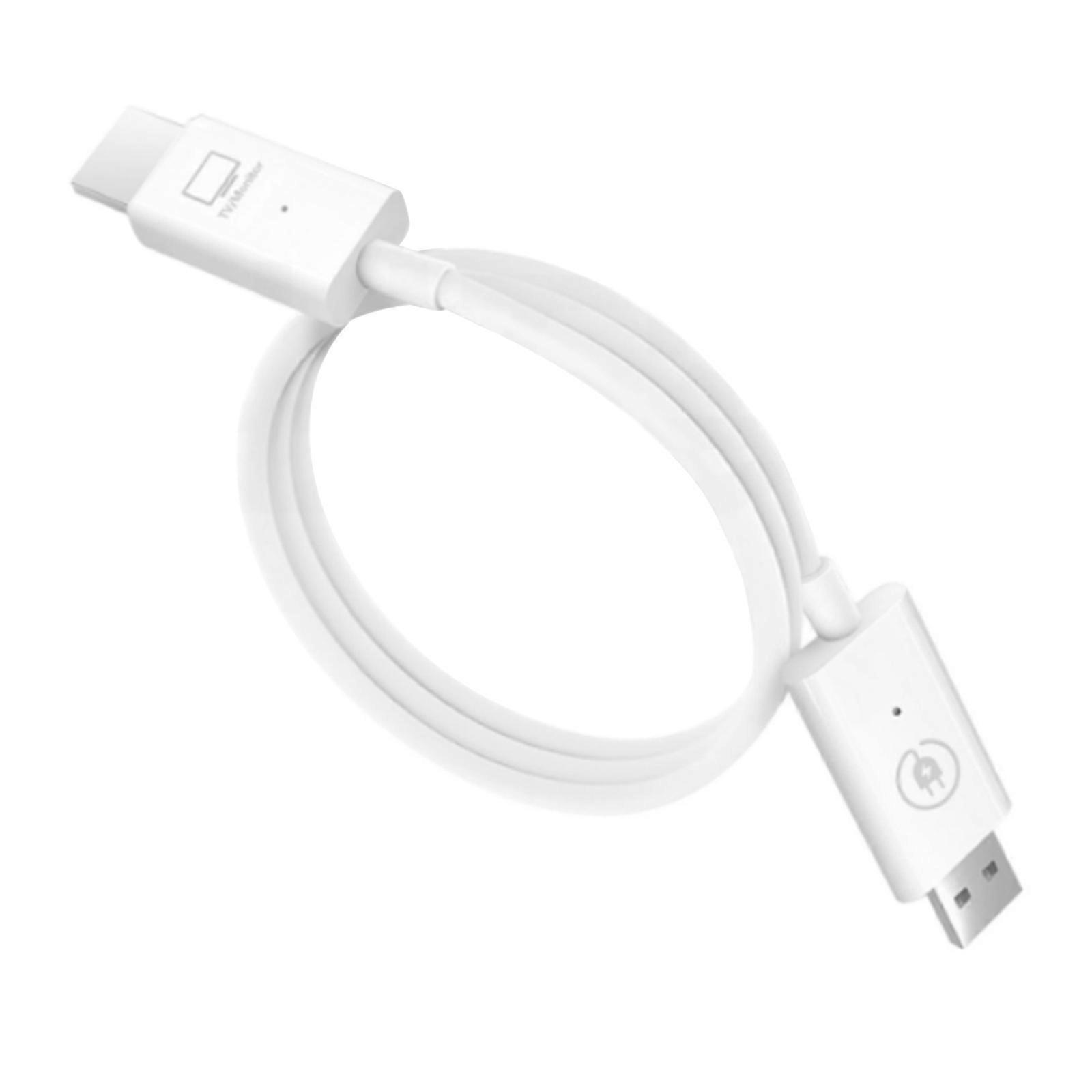 1920x1080P Wireless Screen Mirroring Kit 30M Transmission Ranges For Gaming Consoles And PC Multicolor