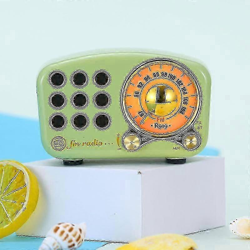 Retro Bluetooth Speaker (Blue)