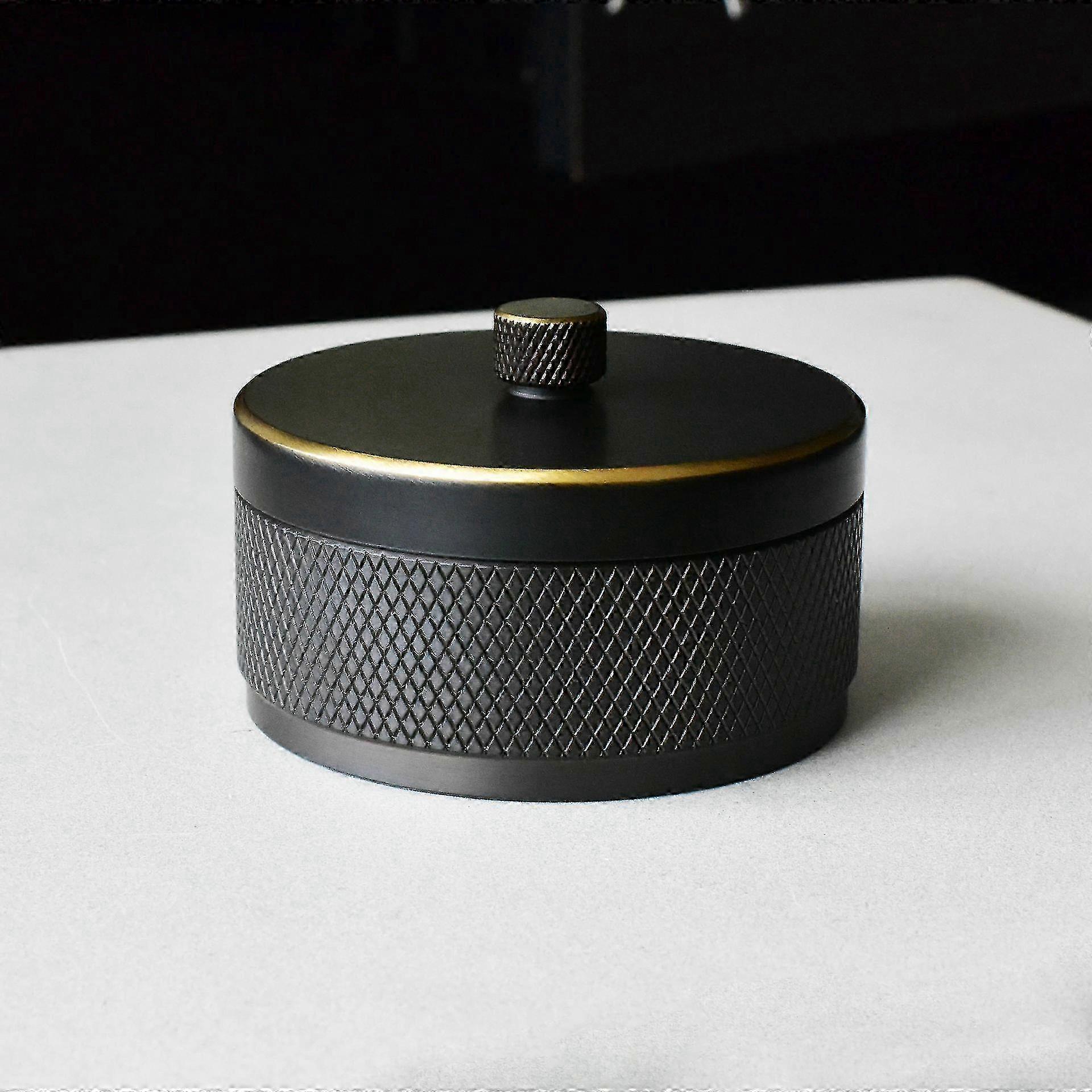 Brass Cigarette Butt Container - Smokeless Metal Ashtray