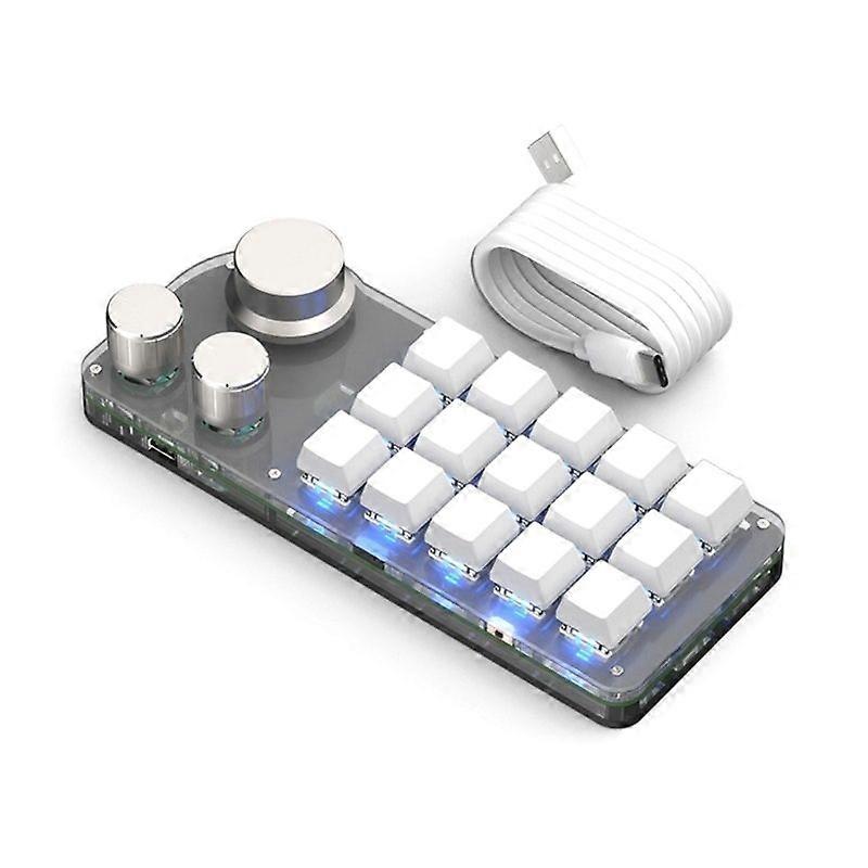 Macropad RGB Programmable Macro Keyboard 15 Keys Gaming Mechanical Mini Keypad