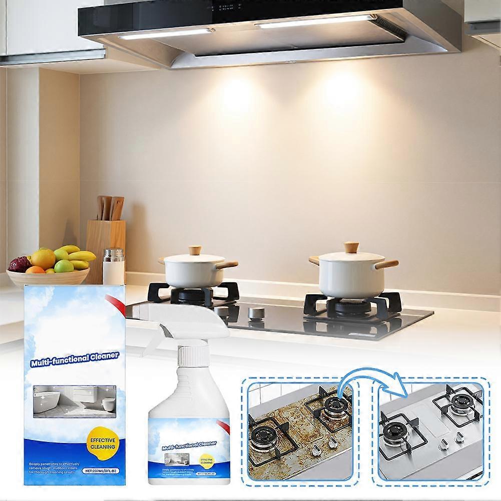 Bathroom Stain Remover Spray 237ml with Decyl Glucoside for Deep Cleaning Tiles and Surfaces