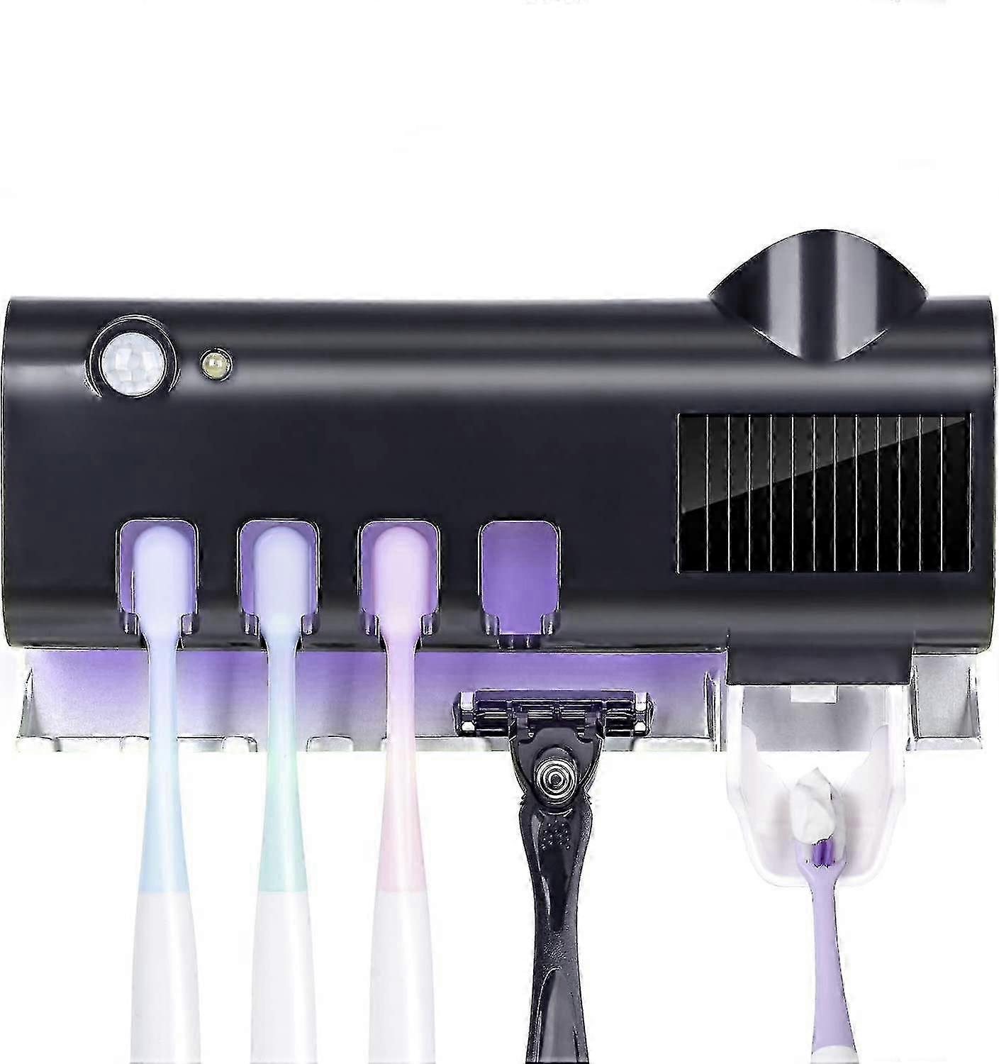 Toothbrush Sterilizer, Uv Toothbrush Sanitizer And Holder With Led Uv Light Sterilization Function-mxbc