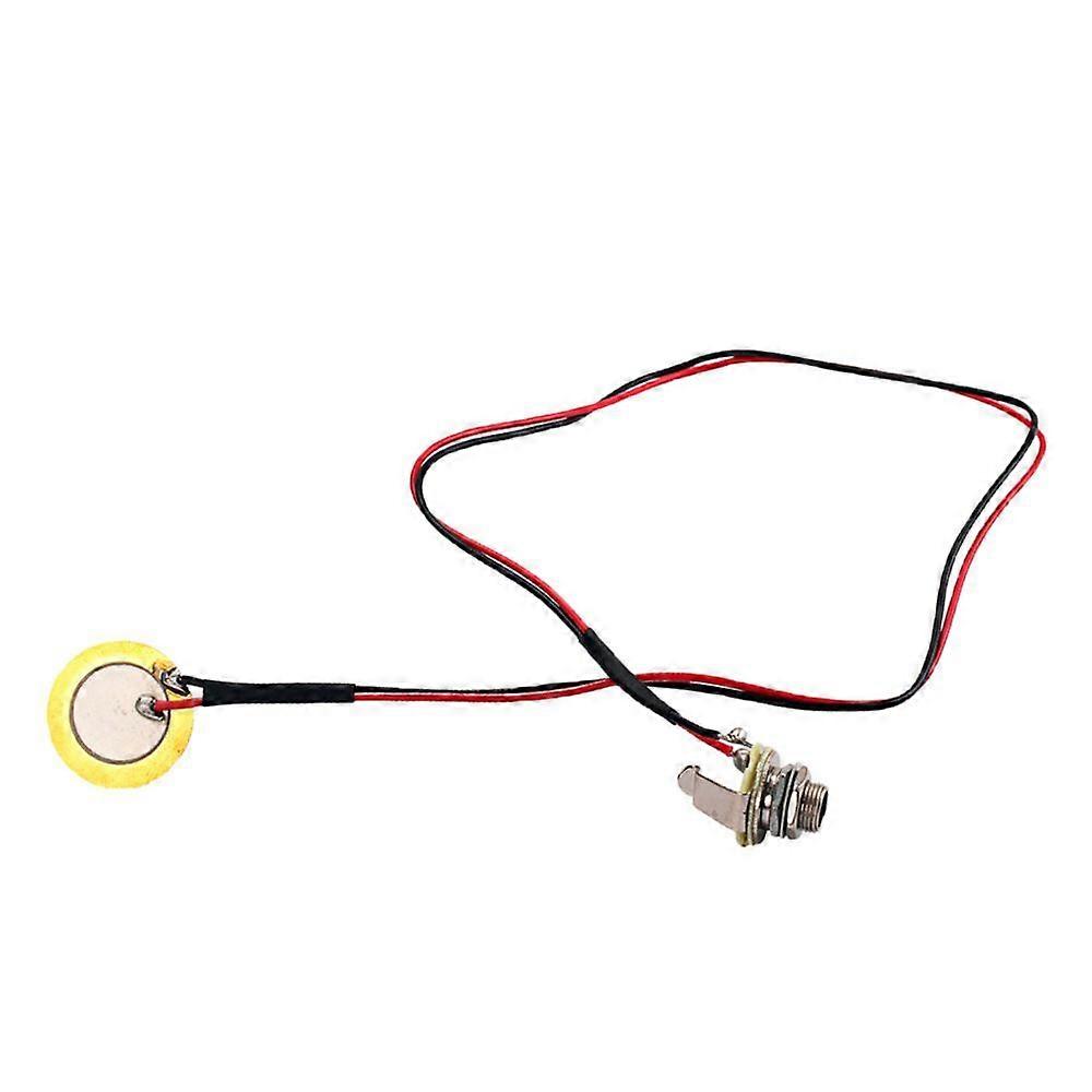 Förkopplade piezo-gitarrpickuper