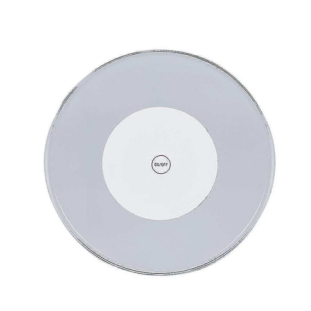 Led Round Shape Transparent Colorful Flash Waterproof Light Coaster