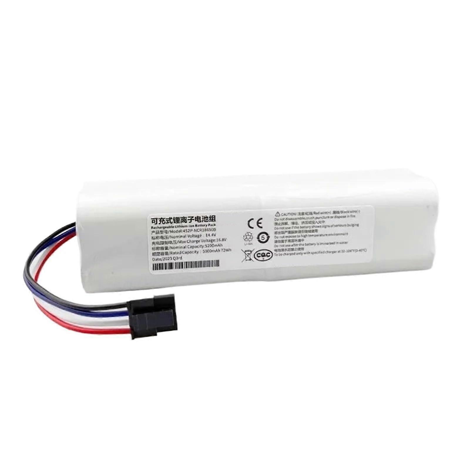 14.4V 5200mAh Sweeping Robot Battery Replacement Compatible with X10+ Plus B101CN B105CN Omni 1S Universal