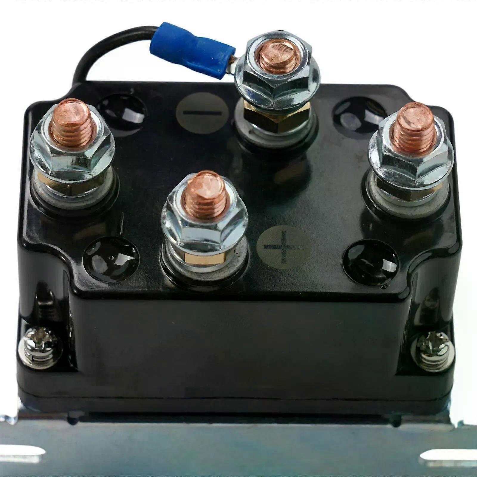 1pcs 250A 12V Winch Solenoid Relay Relay 12V 250A Contactor Control Machine Tool Relays Mechanical Equipment Solenoid Relay