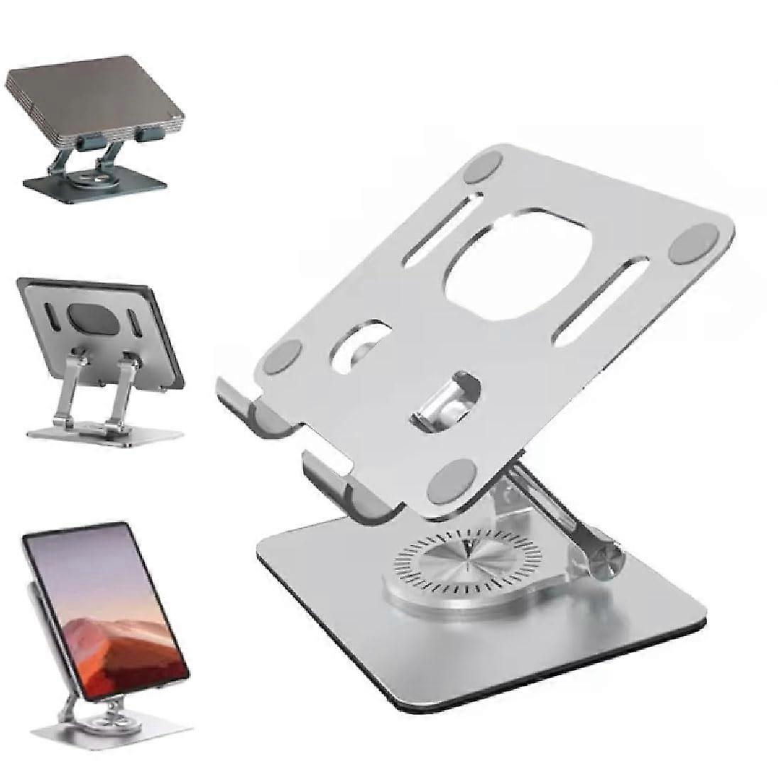 Rotating Stand for Laptop 360 Degree Base Foldable Ergonomic Desk Stand for Laptops Tablets Phones