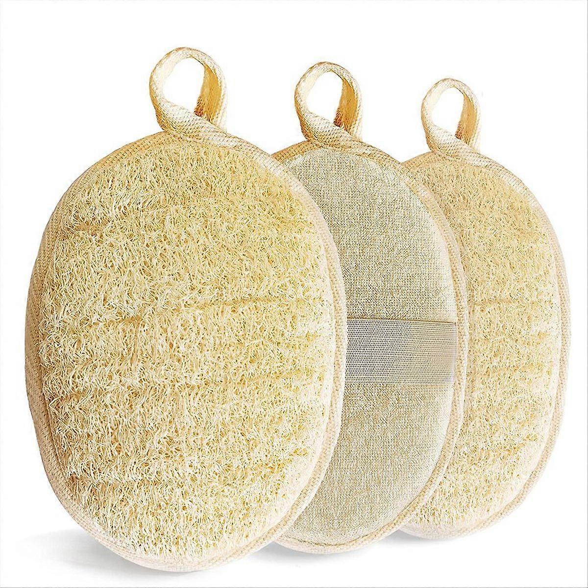 Éponge exfoliante naturelle en luffa, éco-responsable