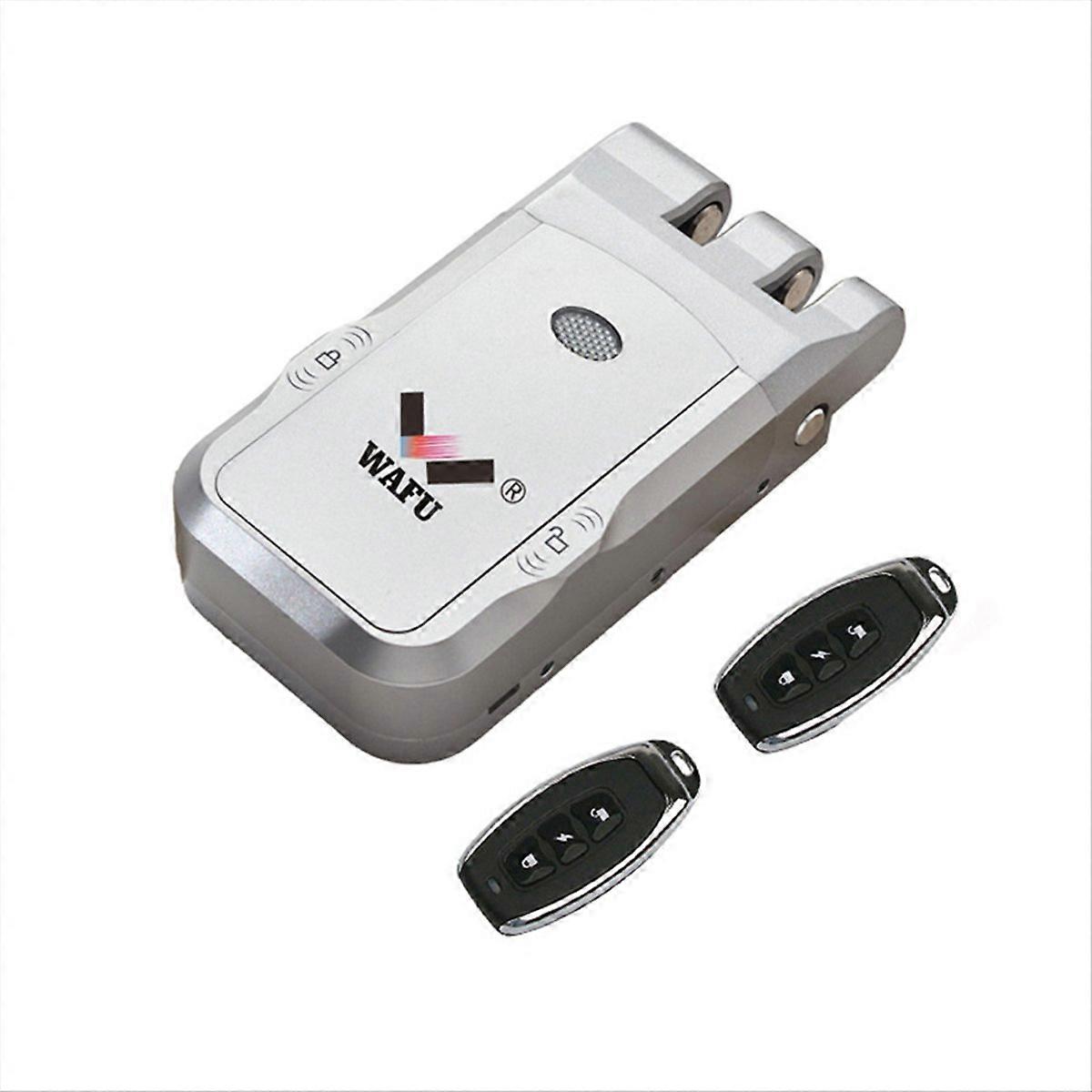  Wireless Smart Remote Inivisble Door Lock for Office Silver