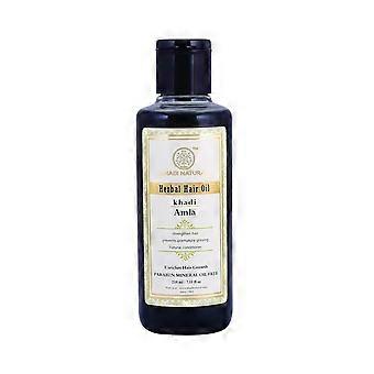 Natürliches Amla-Öl: Gegen Haarausfall (210 ml), Amla Kräuterhaaröl Khadi Natural