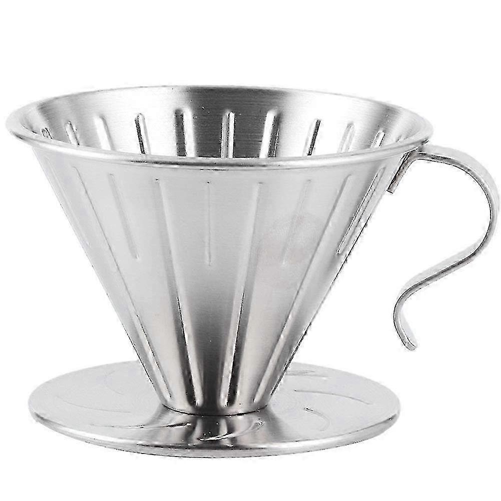 Large Reusable Pour-Over Coffee Filter with Handle