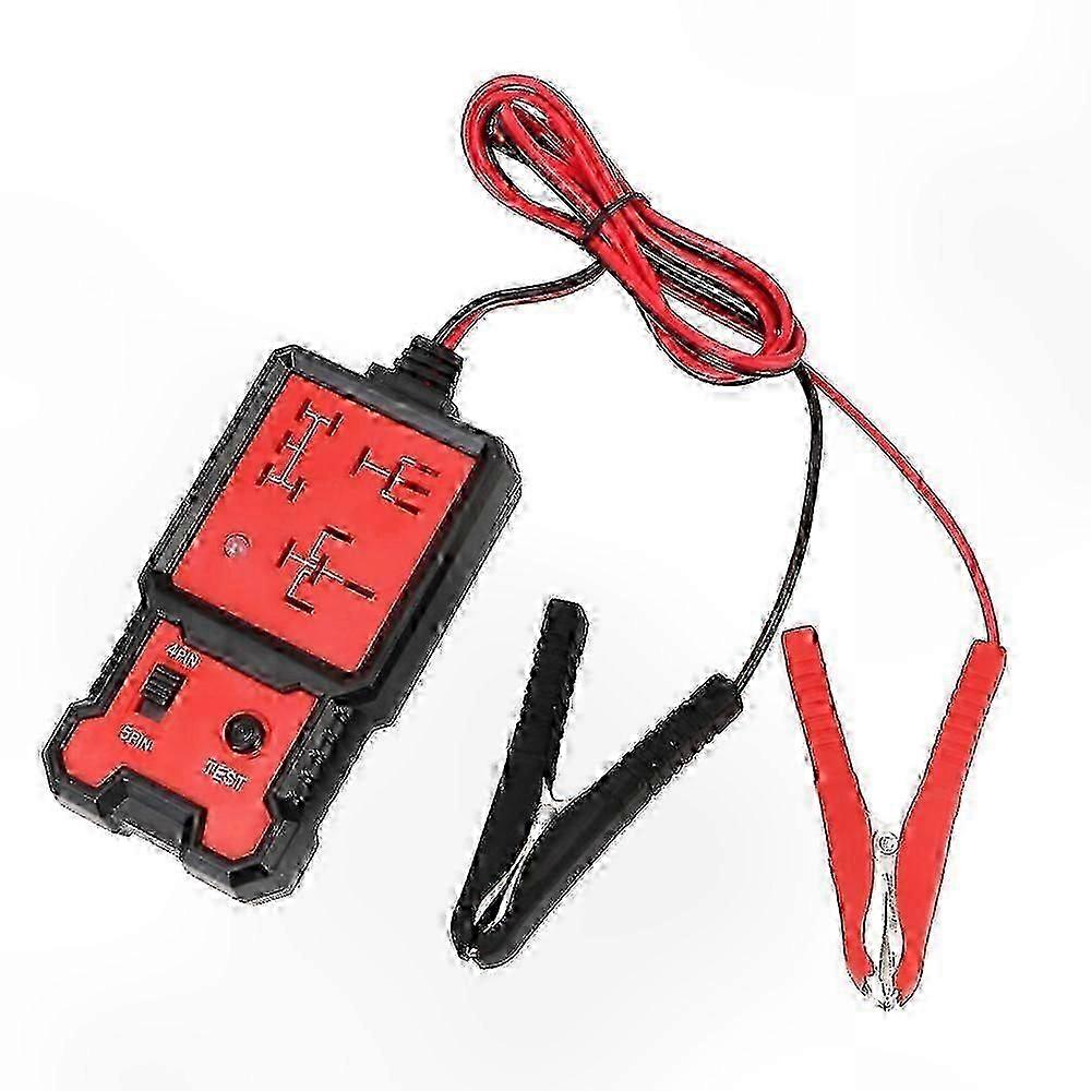 Universal 12V LED Car Battery Checker and Relay Tester for Automotive Applications