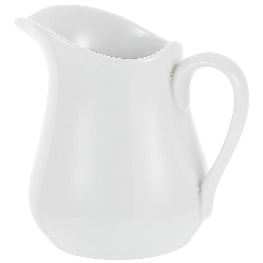 Creamer Pitcher with Handle Ceramic Milk Cup Ceramic Creamer Jug Sauce Serving Pitcher