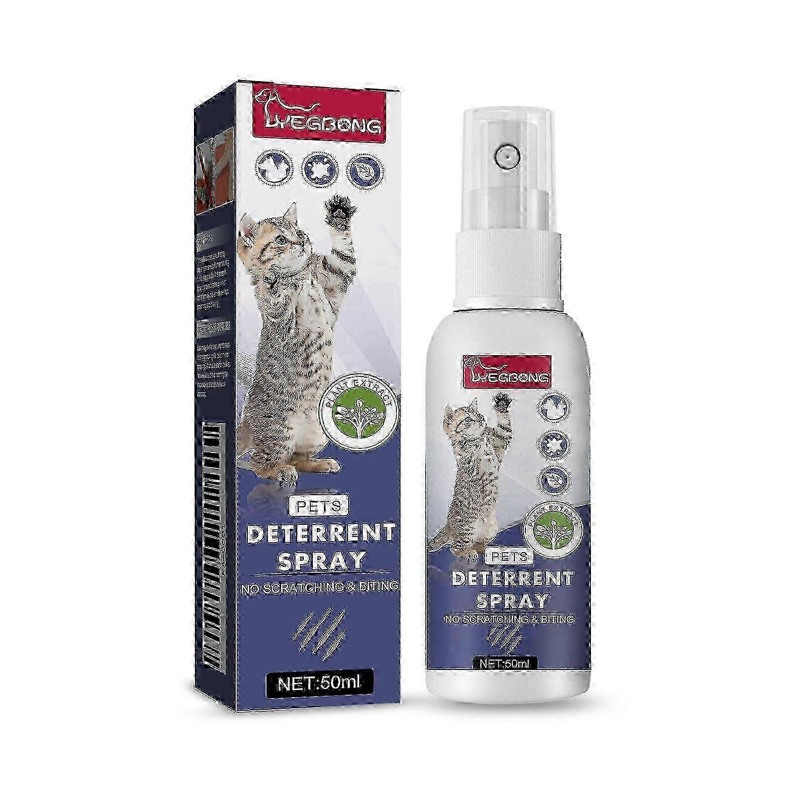 Yegbong pet scratch-proof spray set up for restricted area to remove spray cat and dog scratch door sofa anti-scratch bite