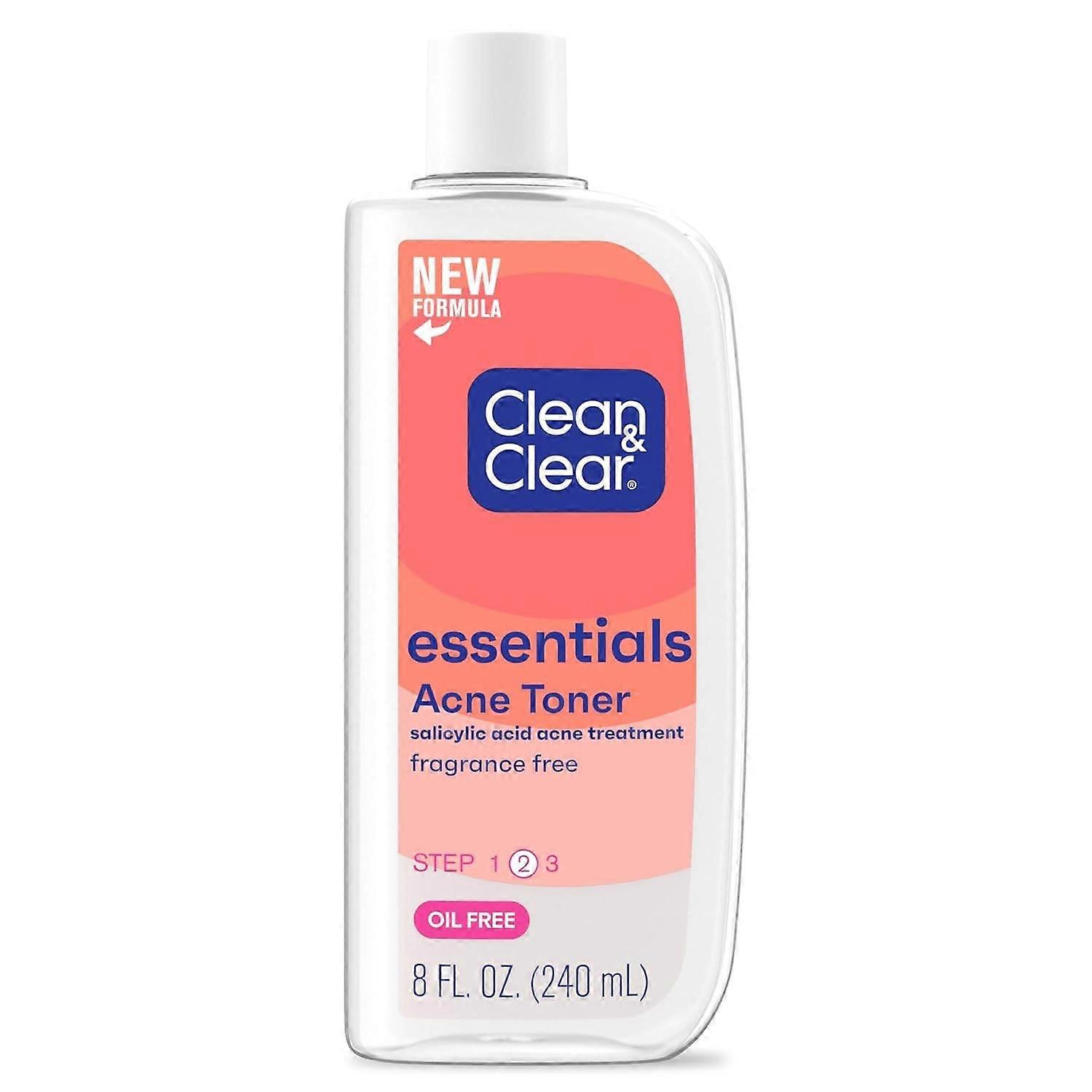 Clean & Clear Essentials Limpieza Profunda Astringente, Sin Aceite, 8 Oz