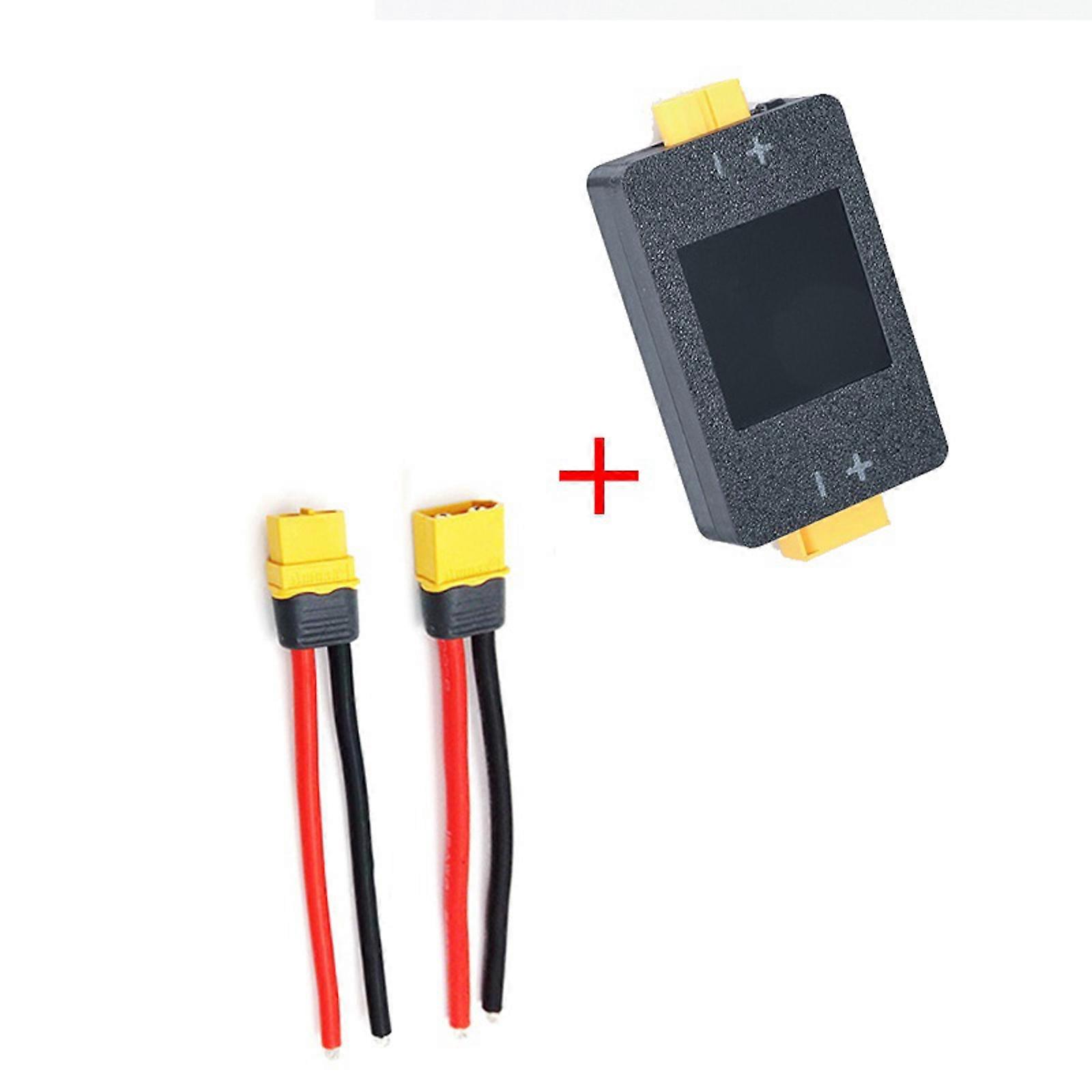 XT60 Interfaced Battery Tester Coulomb Meter 8-150V 25A Double Unit Wh/Ah Capacity Tester For Hobbyists And Engineers Multicolor