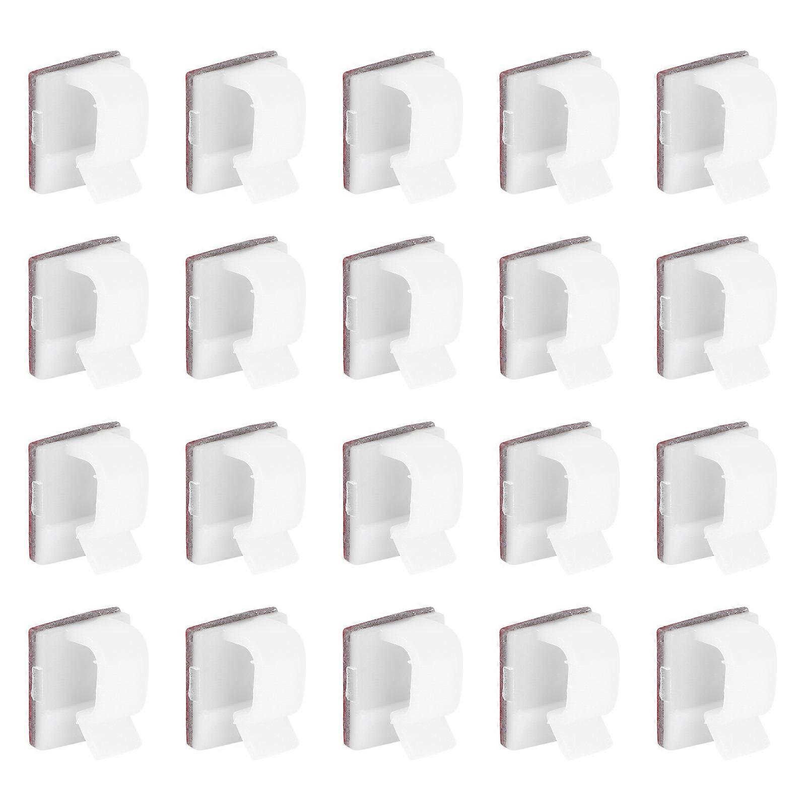 Decoration Clips Adhesive Cable Clips for Cable 100Pcs Self Adhesive Transparent