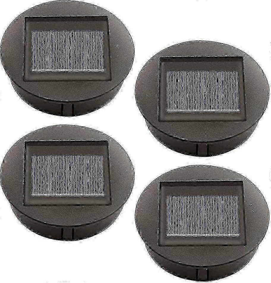 2024 Novos Modelos 4 Peças de Substituição de Luzes Solares Com Lâmpadas Led, Substituição de Luzes Solares Superiores, Capa de Lanterna de Painel Solar Led Novos Modelos