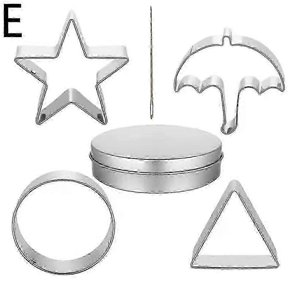 1-12Pcs Candy Molds Cookie Biscuit Cutter Tool with Needle 2025