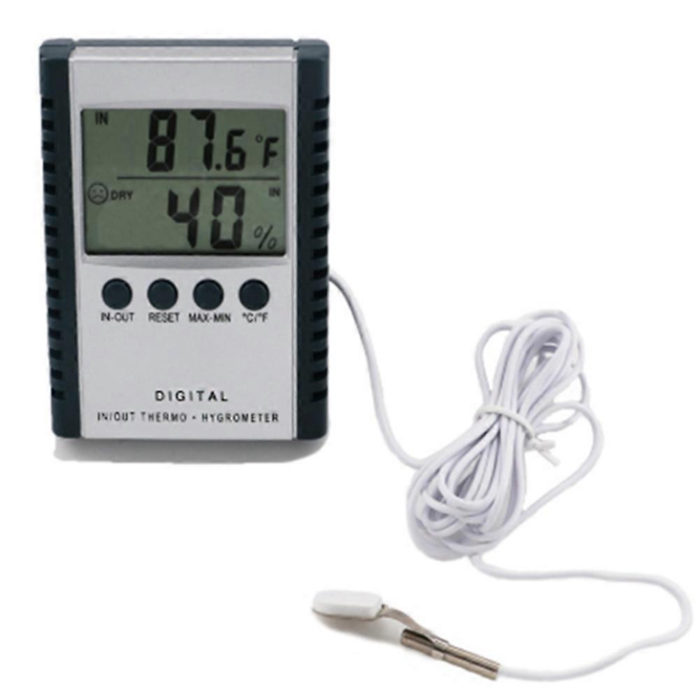Digital Temperature and Humidity Meter LCD Display Outdoor Incubator Thermohygrometer Humidity Gauge Controller