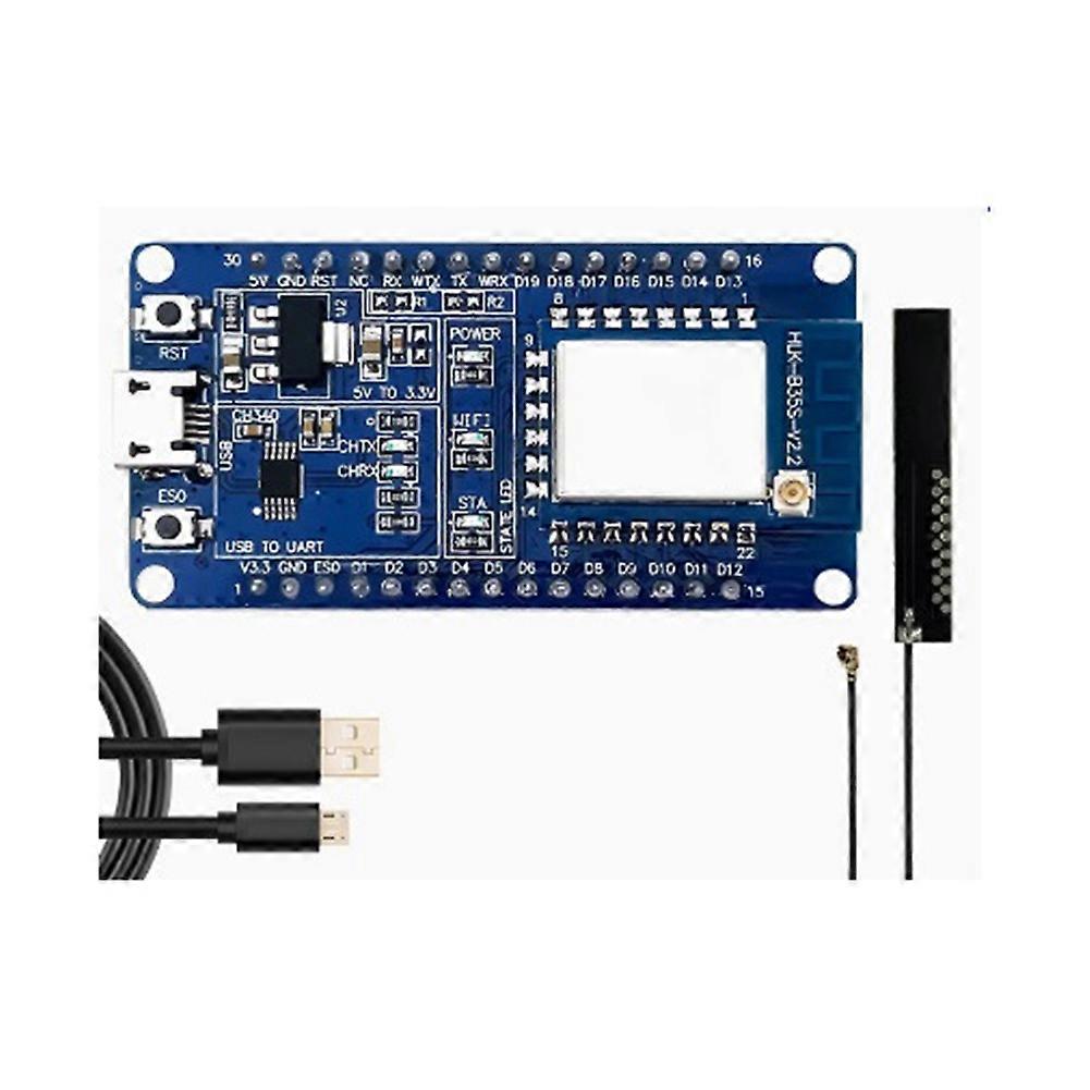 Module Test Kit Serial to WiFi+BLE5.2 Bluetooth Module B35S Dual Mode Wireless Transmission Low Power Module Test Kit