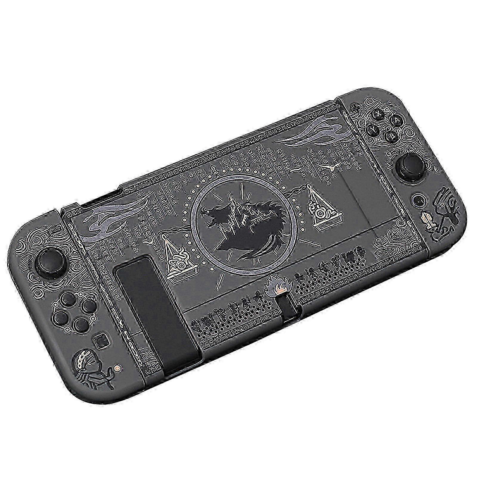 Black Matte Shell for Switch - Zelda Hyrule Warriors Age of Calamity