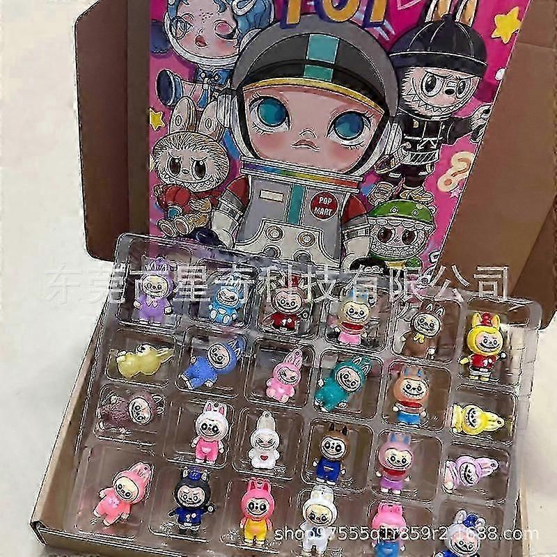 Blind Box Figure Labubu Labubu Surprise Christmas Advent Countdown Calendar Blind Box 24pcs -CHCN
