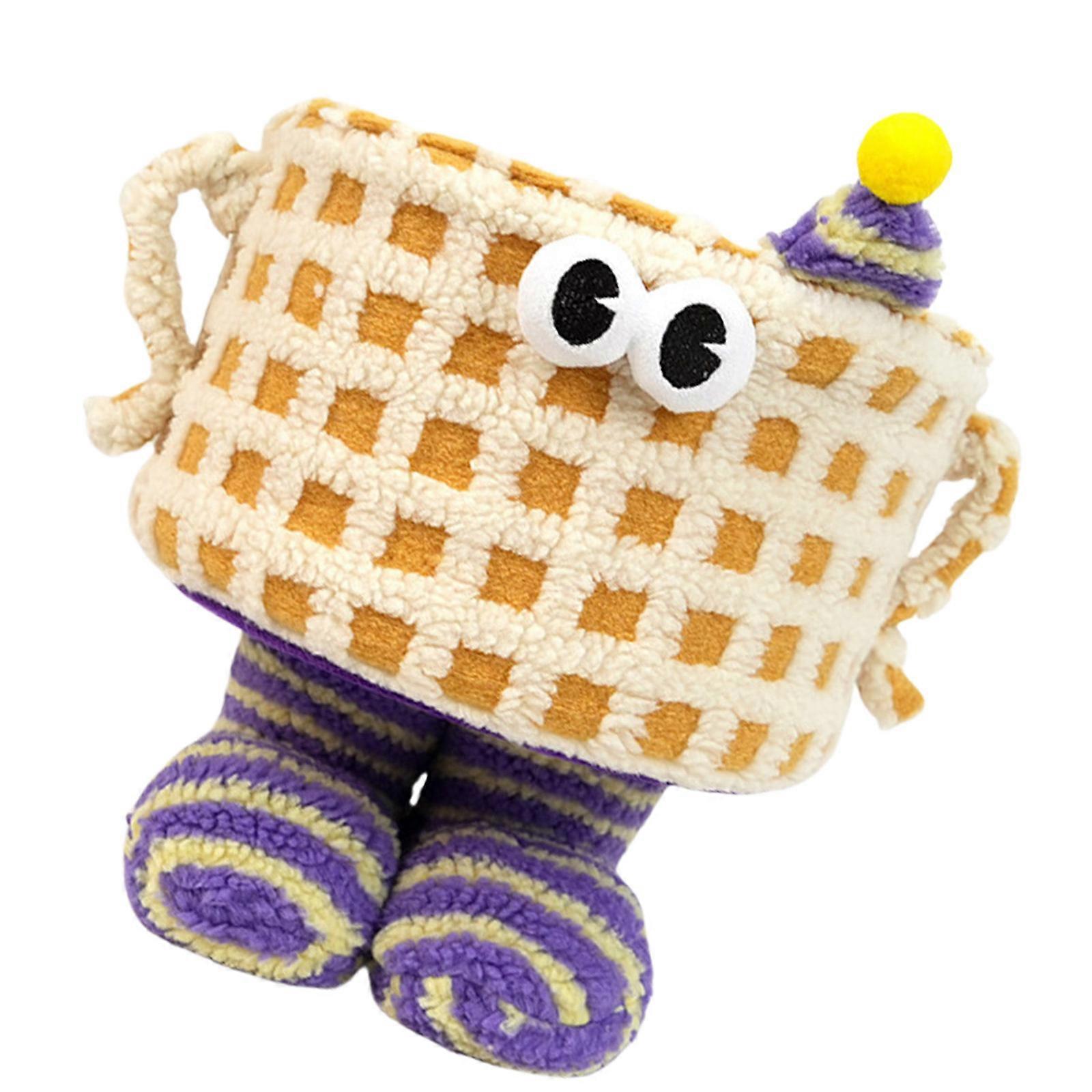 User Friendly Cotton Rope Storage Basket Storage Holder With Lamb Wool Lining For Safe And Portable Home Use  Yellow