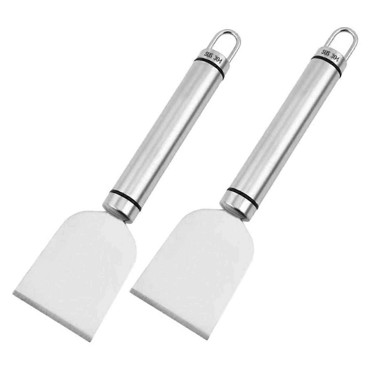 Stainless Steel Scraper with Ergonomic Grip for Stove  and MultiSurface Residue Removal