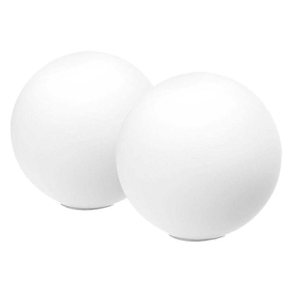 Globe Lamp Shade Acrylic Replacement for Table Lamps 2Pcs White Soft Diffuser