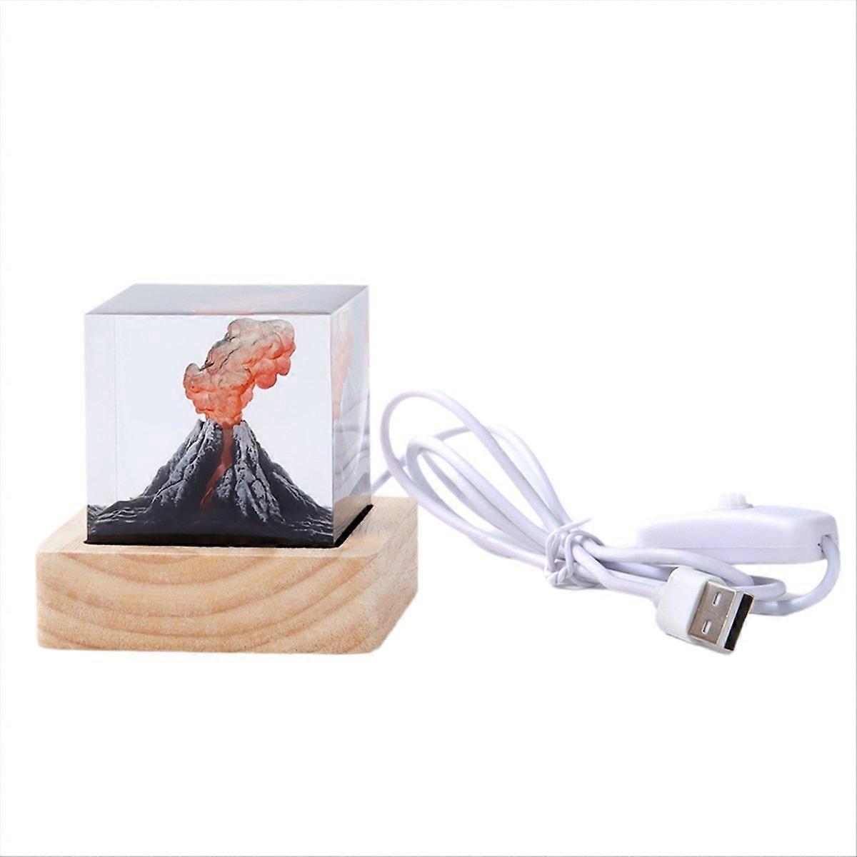 Volcanic Night Light USB Simulated Volcano Effect Light