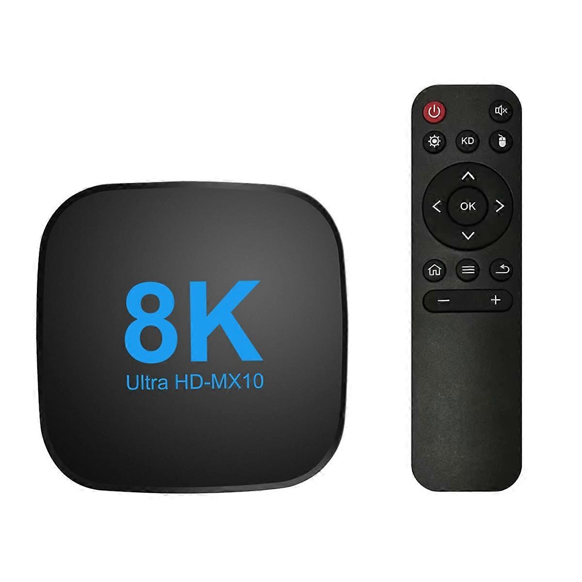 Pour Android 13 TV Box RK3528 avec applications TV, double Wi-Fi 5G, prise UE