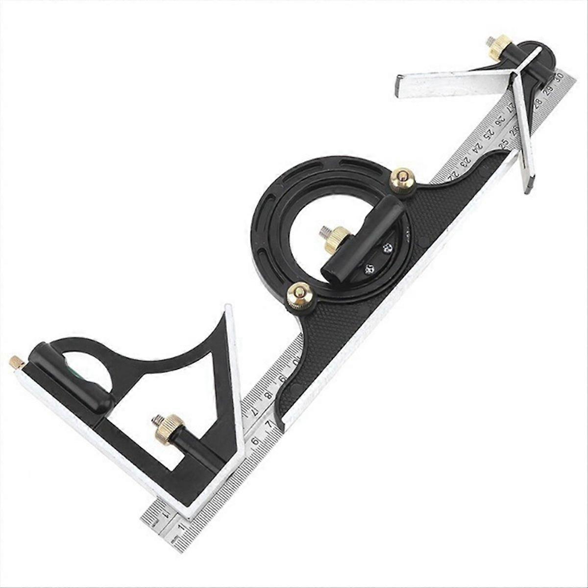 3 in 1 300mm Adjustable Measuring Ruler Angle Finder Protractor Tools