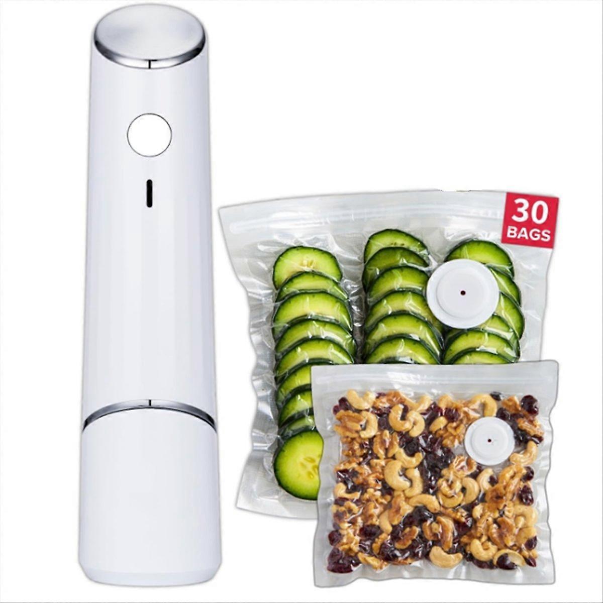 1SET Scelleuse sous vide compacte pour aliments Scelleuse sous vide portable puissante
