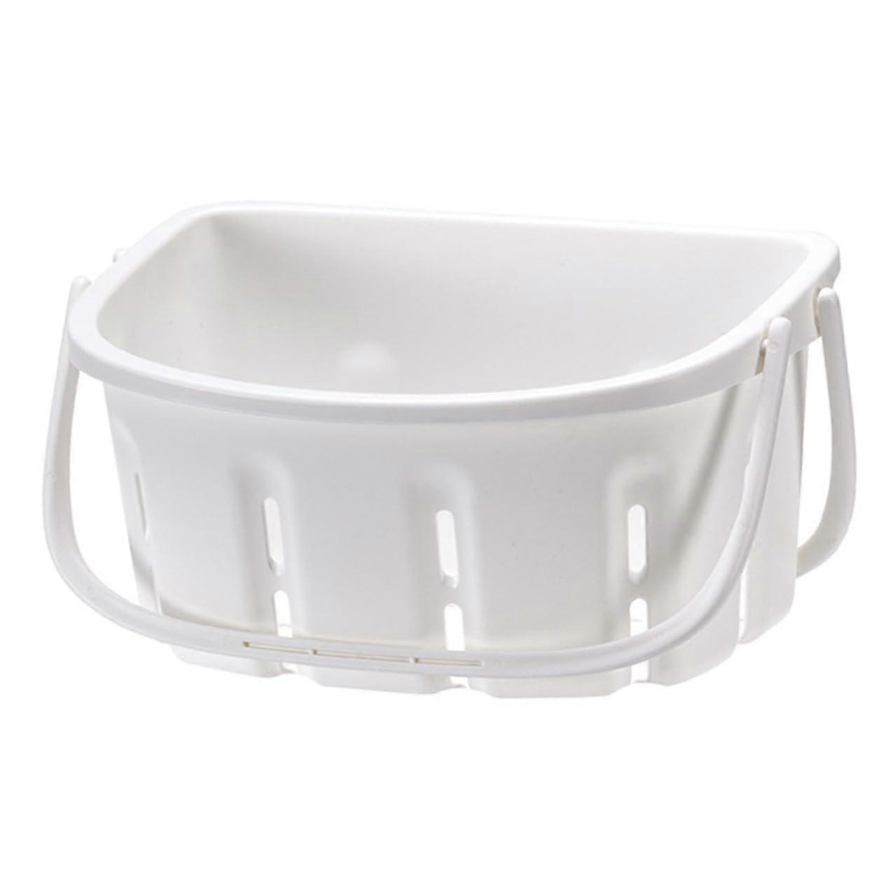Portable Plastic Shower Caddy with Handle PP Bathroom Basket for Dorm, Kitchen and Office Storage