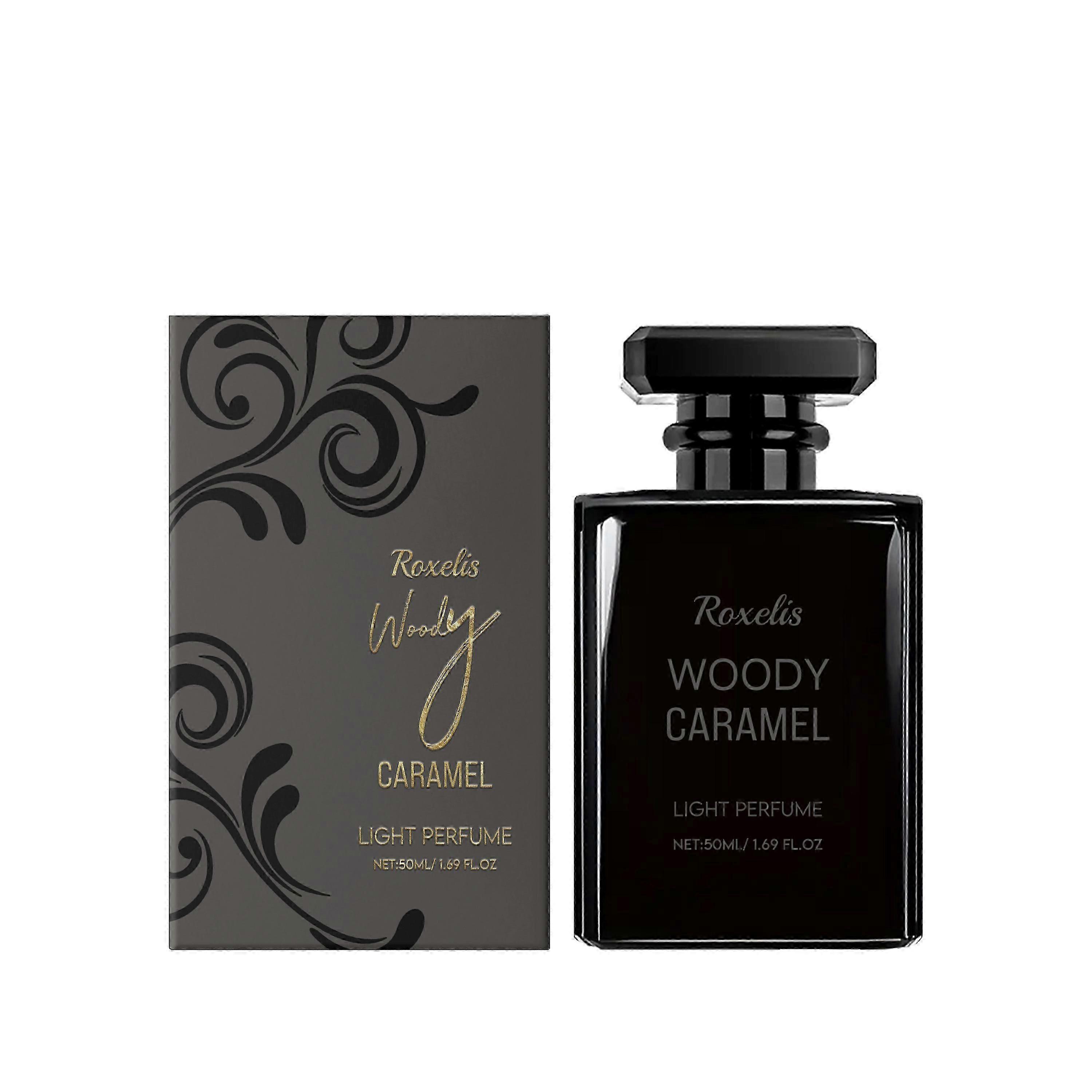 Roxelis Woody Caramel Perfume Has A Natural And Fresh Scent That Lingers For A Long Time. Carry It With You And Create An Atmosphere For Your Date And