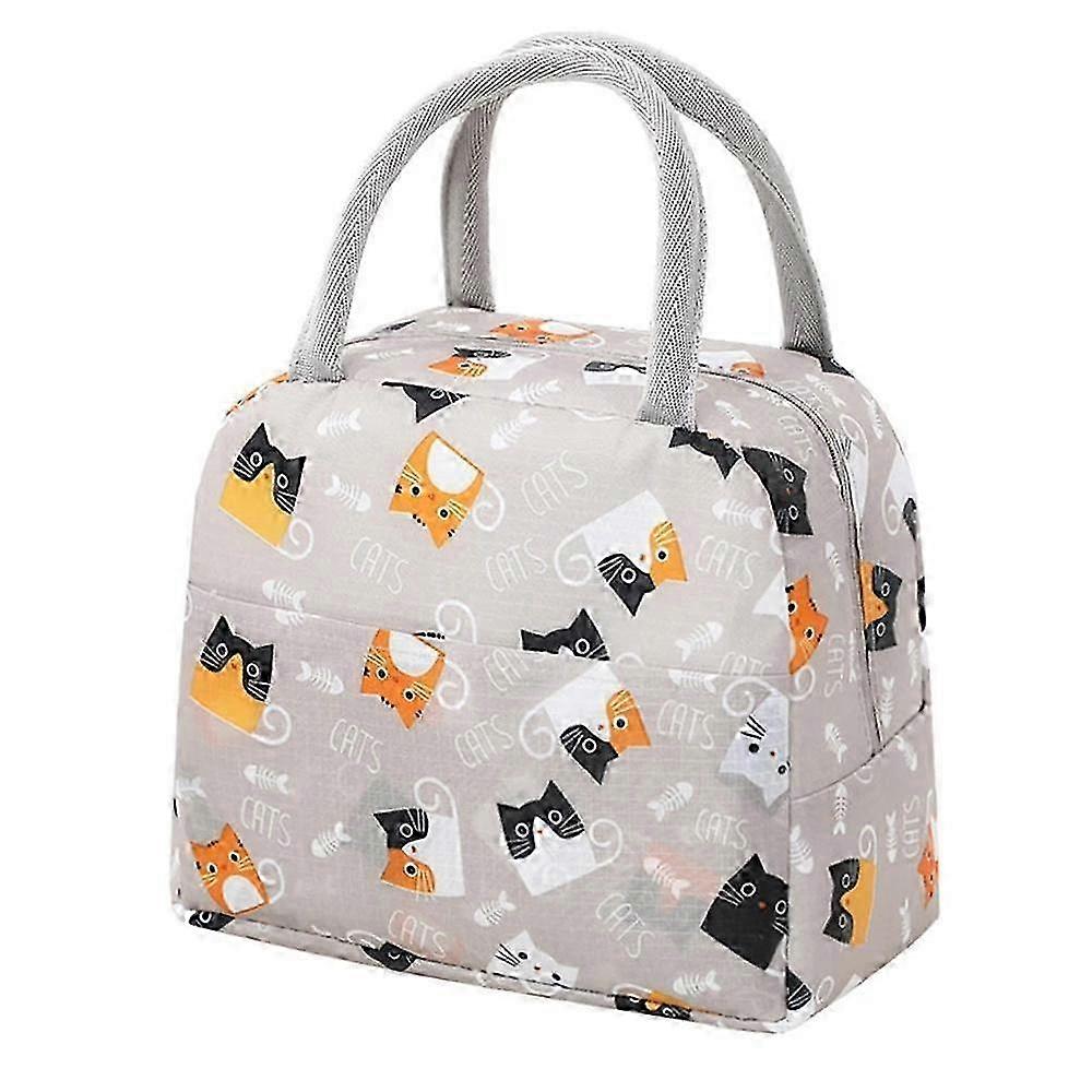 Insulated Lunch Tote for Picnic, Thermal Storage Bag with Large Capacity for Kids and School